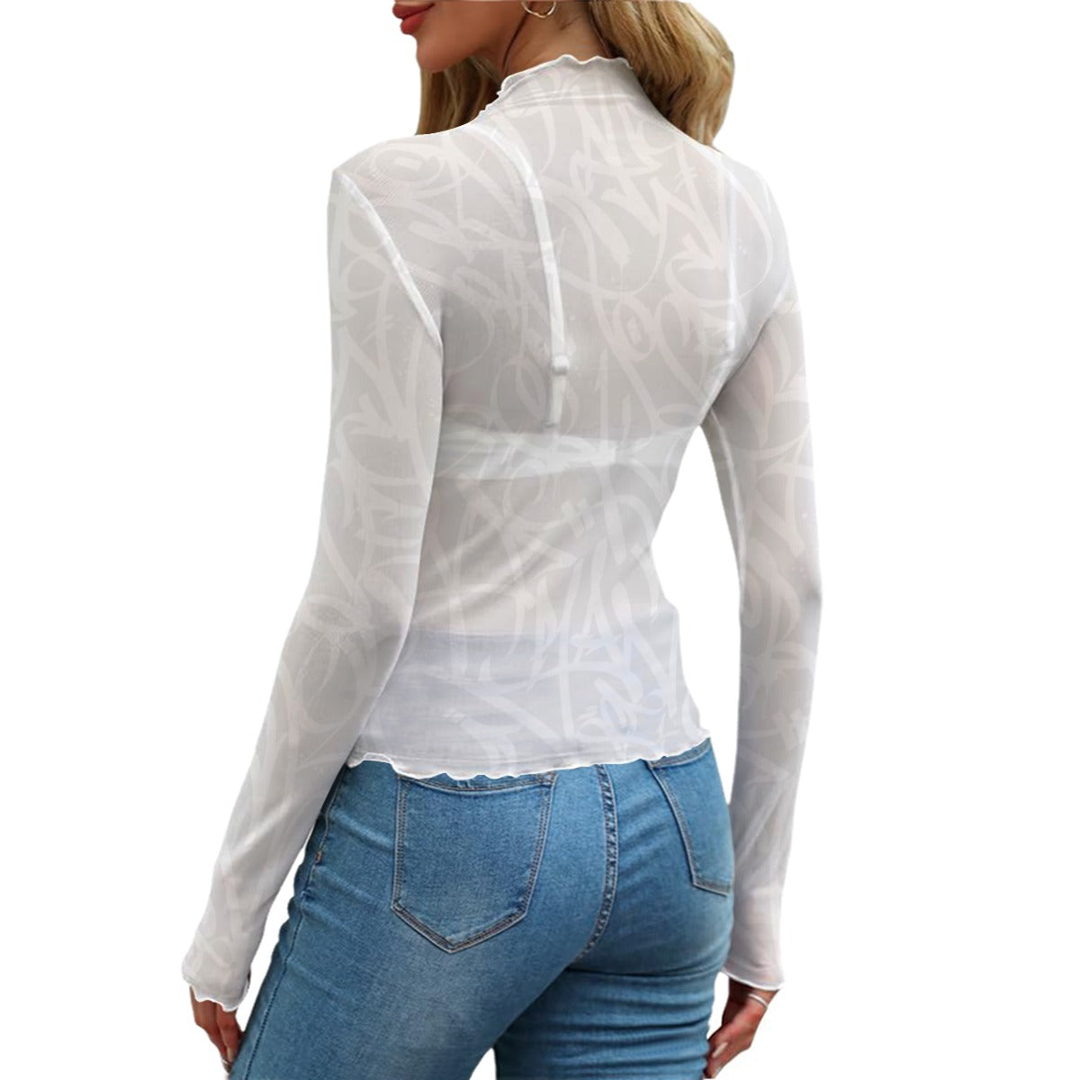 All-Over Print Women's Mesh T-shirt