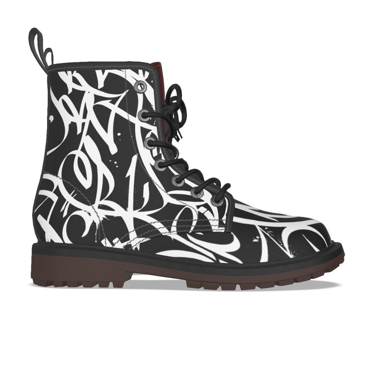 All-Over Print Men's Martin Short Boots