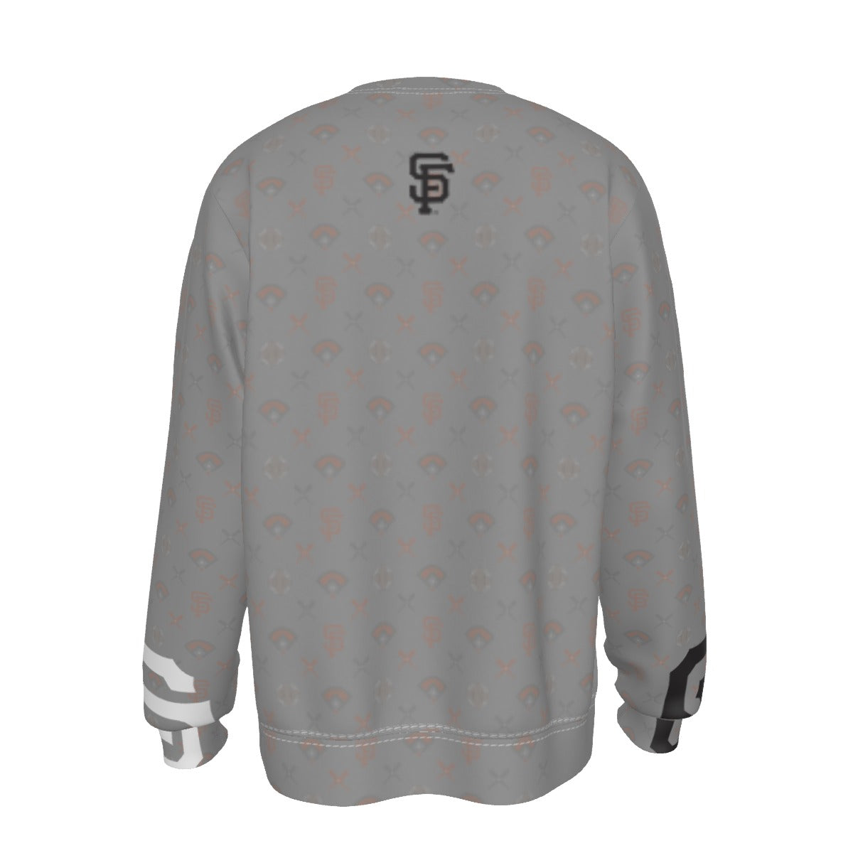GIANTS HEAVY FLEECED OUT GRAY SWEATSHIRT - 001