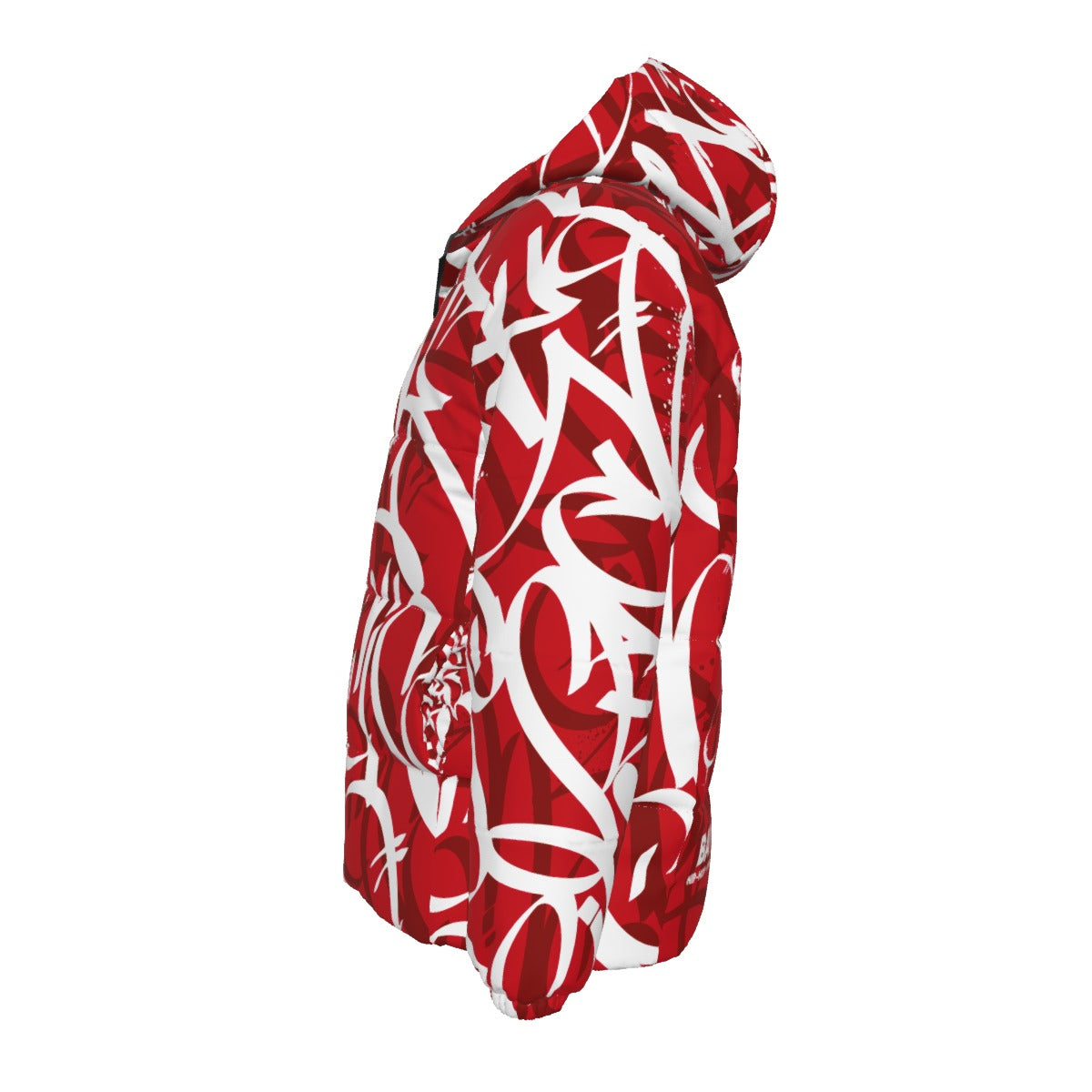 BAY CONNECT PUFFER JACKET (White over Red w/ Shadow) - 001