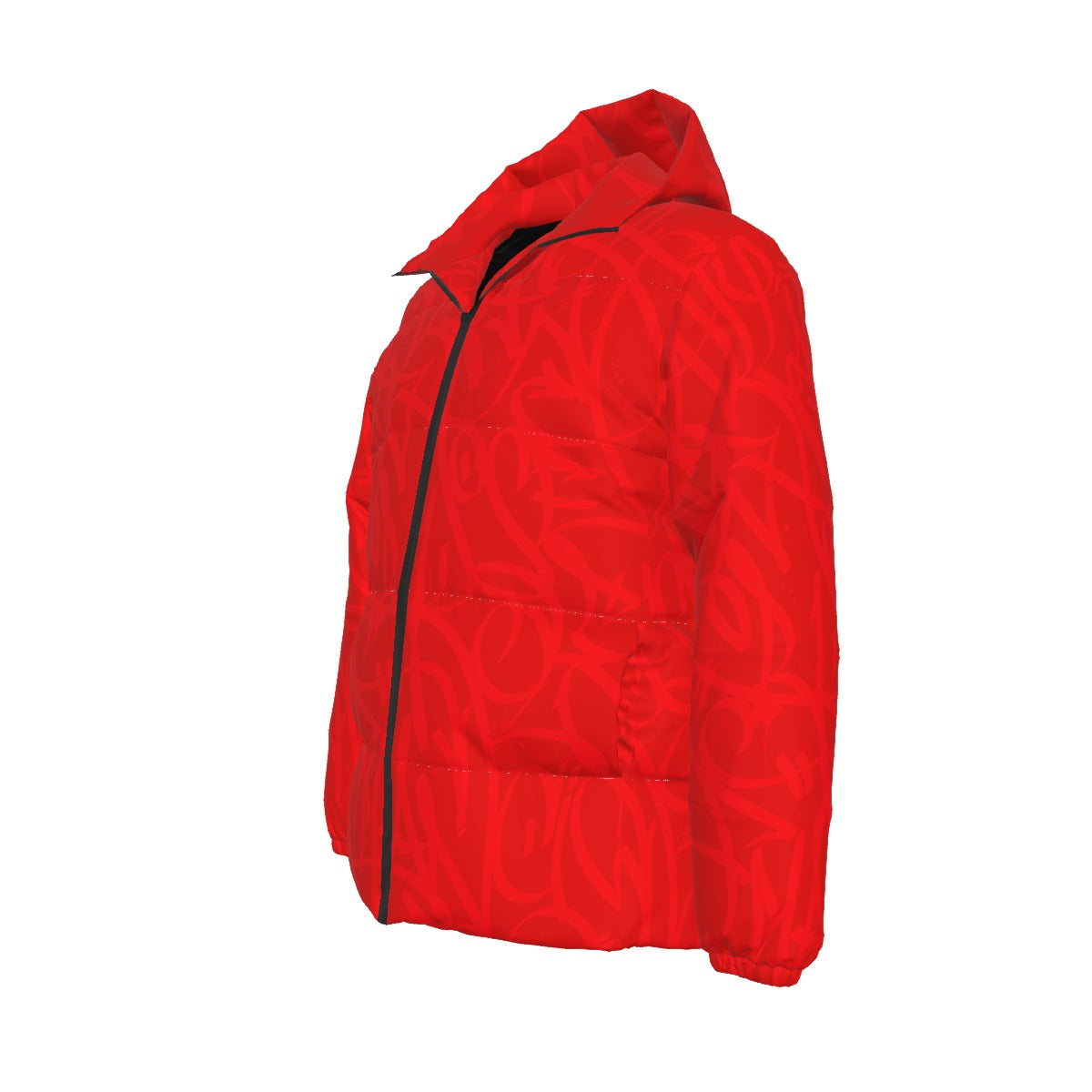 BAY CONNECT PUFFER JACKET (Red over Red)