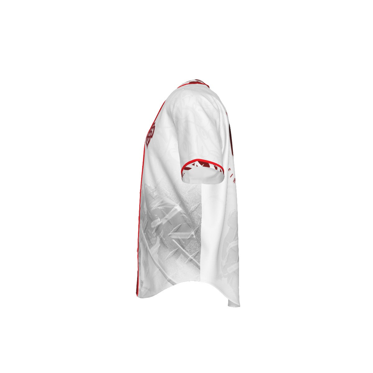 New SFFD Monogram Baseball Jersey (Red)
