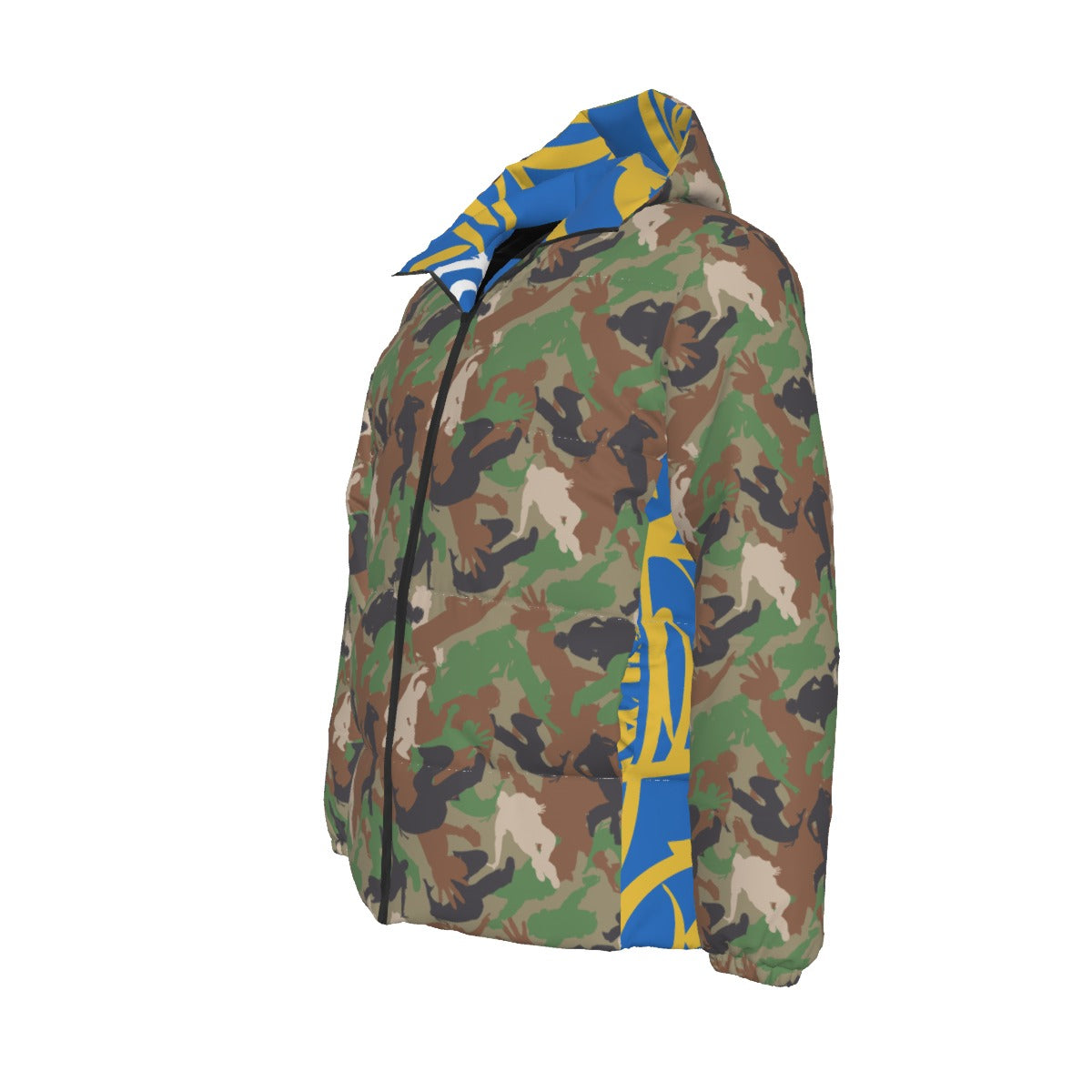 4 ELEMENTS CAMO JACKET (Blue and Yellow)