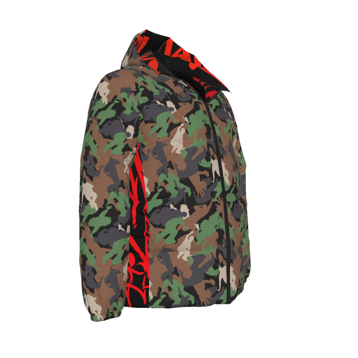 4 ELEMENTS CAMO JACKET (Red & Black)