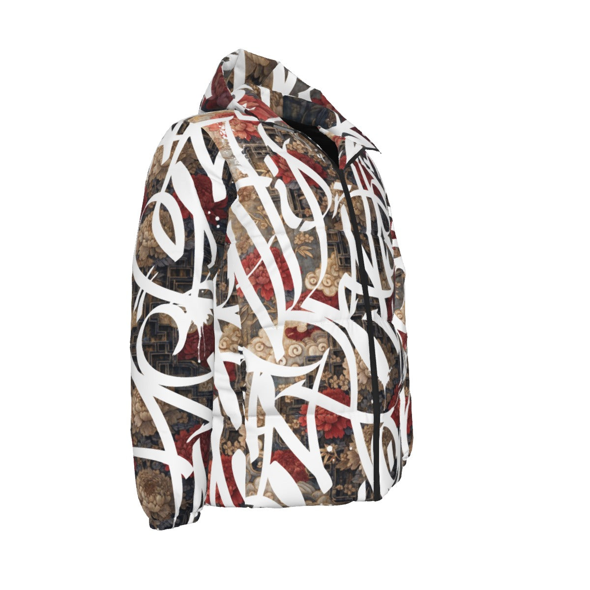 BAY CONNECT BIG WHITE TAGS OVER DARK ROSE DOWNLOW JACKET