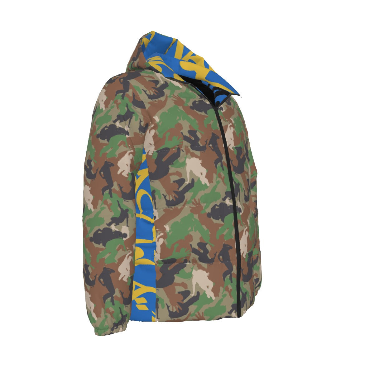 4 ELEMENTS CAMO JACKET (Blue and Yellow)