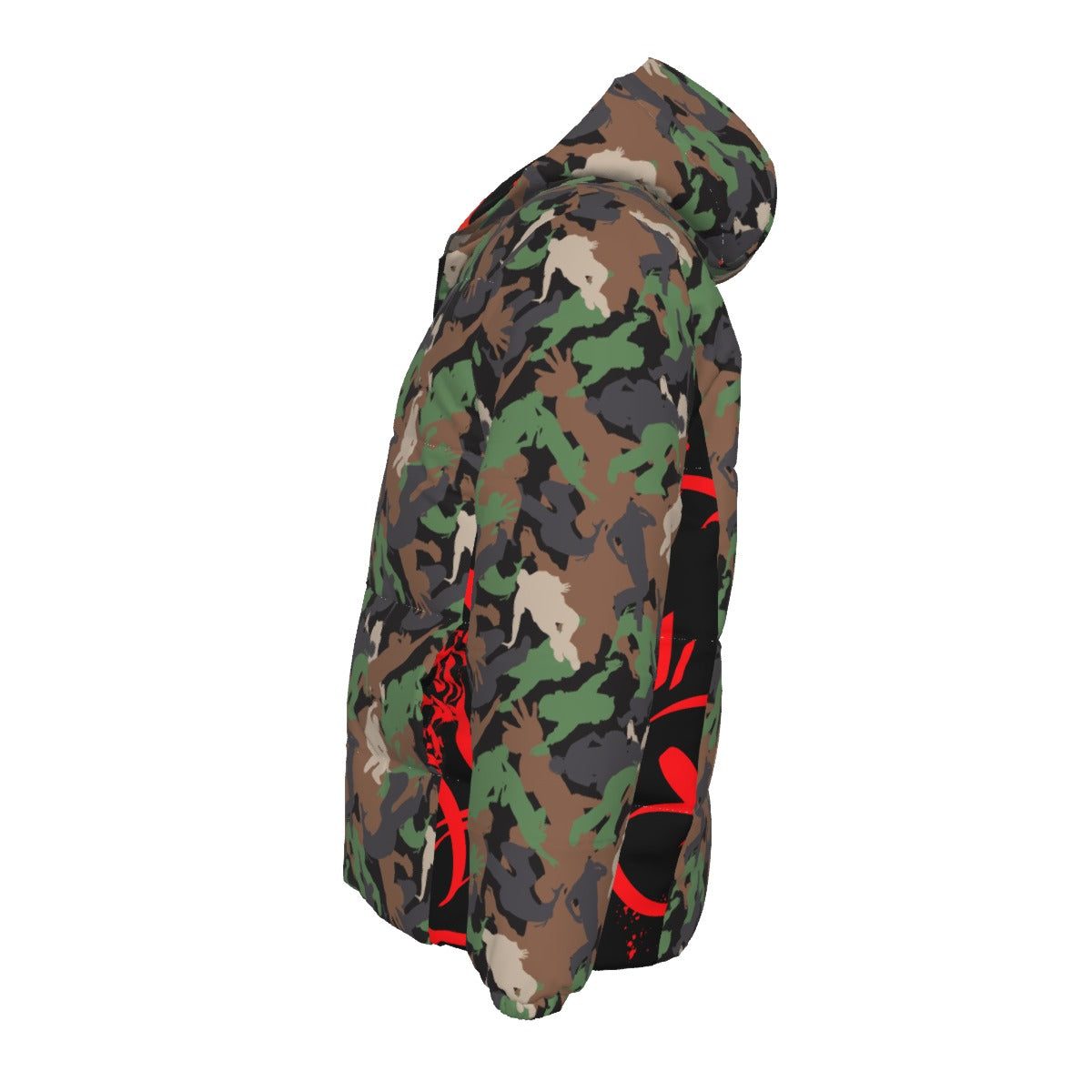 4 ELEMENTS CAMO JACKET (Red & Black)