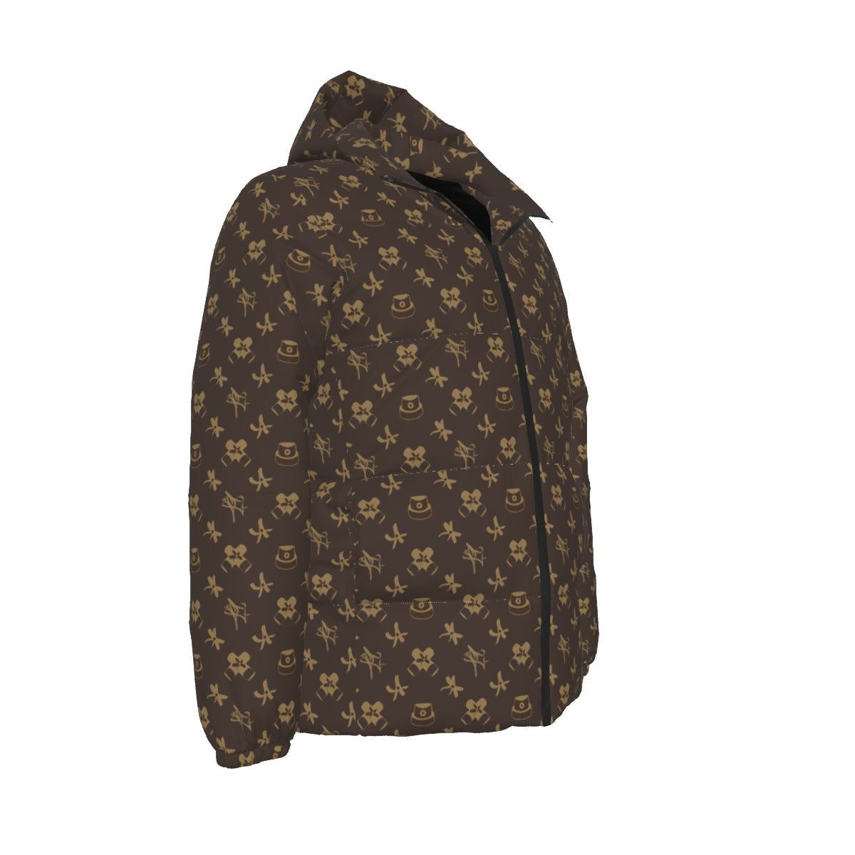 GIANTS PATTERN ON DOWNLOW PUFFER JACKET - 004