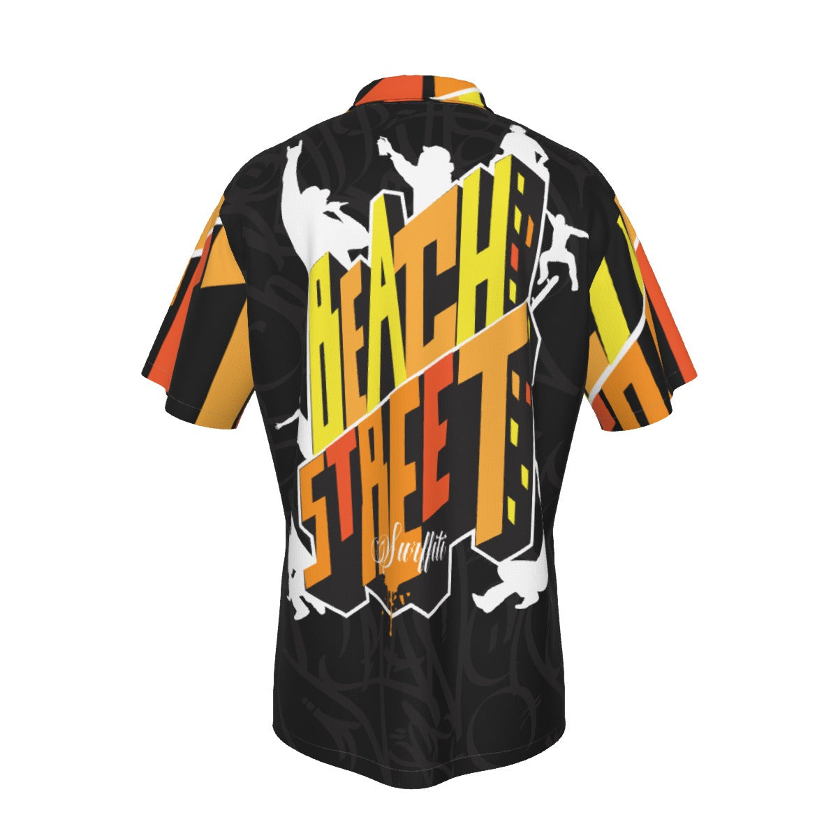 All-Over Print Men's Hawaiian Shirt With Button Closure |115GSM Cotton poplin