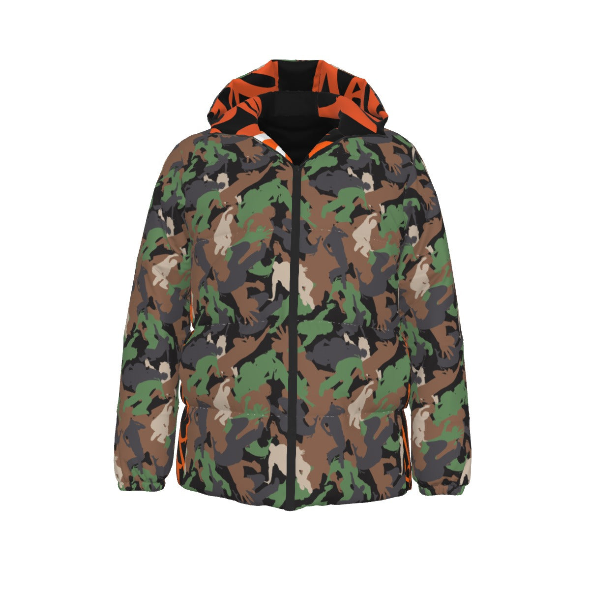 4 ELEMENTS CAMO JACKET (Orange & Black)