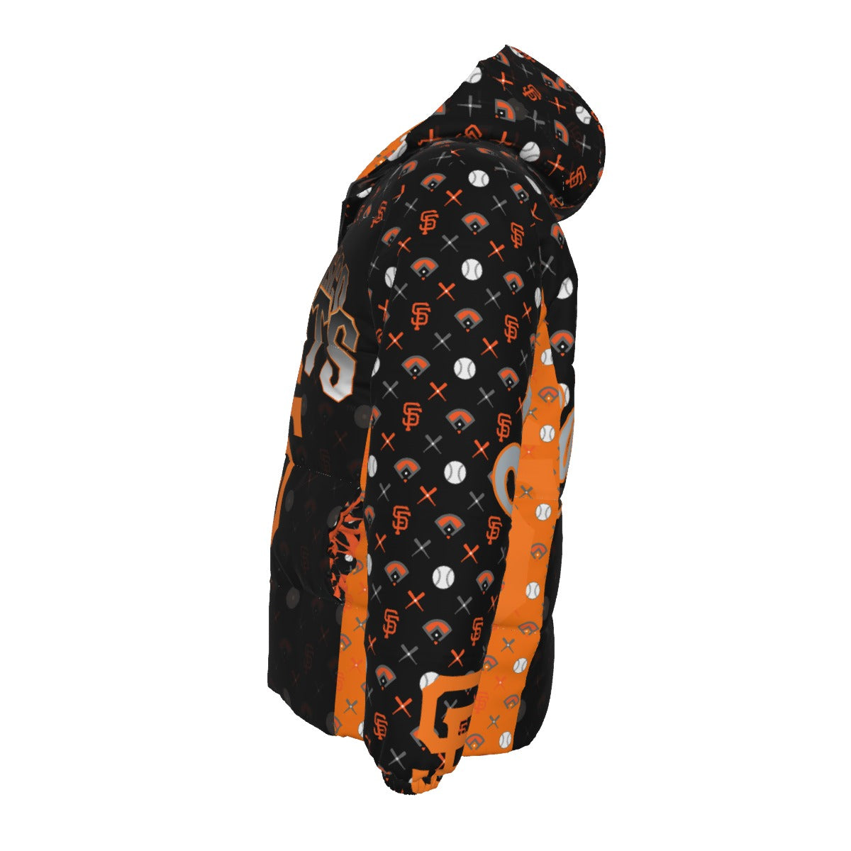 GIANTS PATTERN BLACK DOWNLOW UNISEX JACKET
