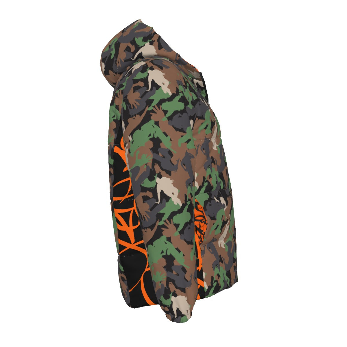 4 ELEMENTS CAMO JACKET (Orange & Black)