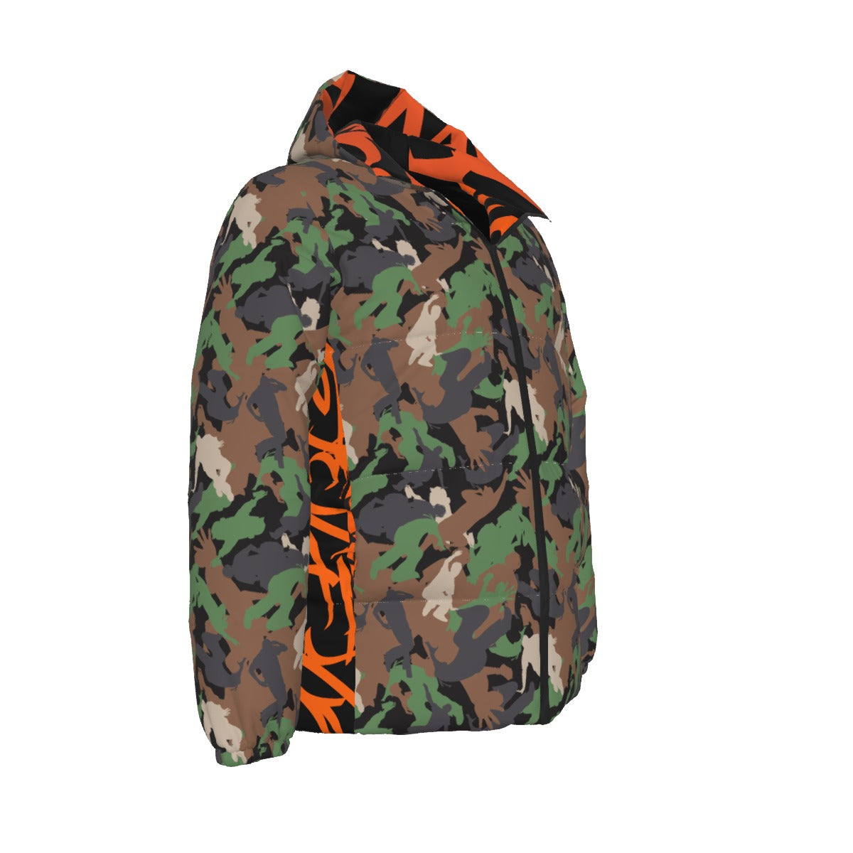 4 ELEMENTS CAMO JACKET (Orange & Black)