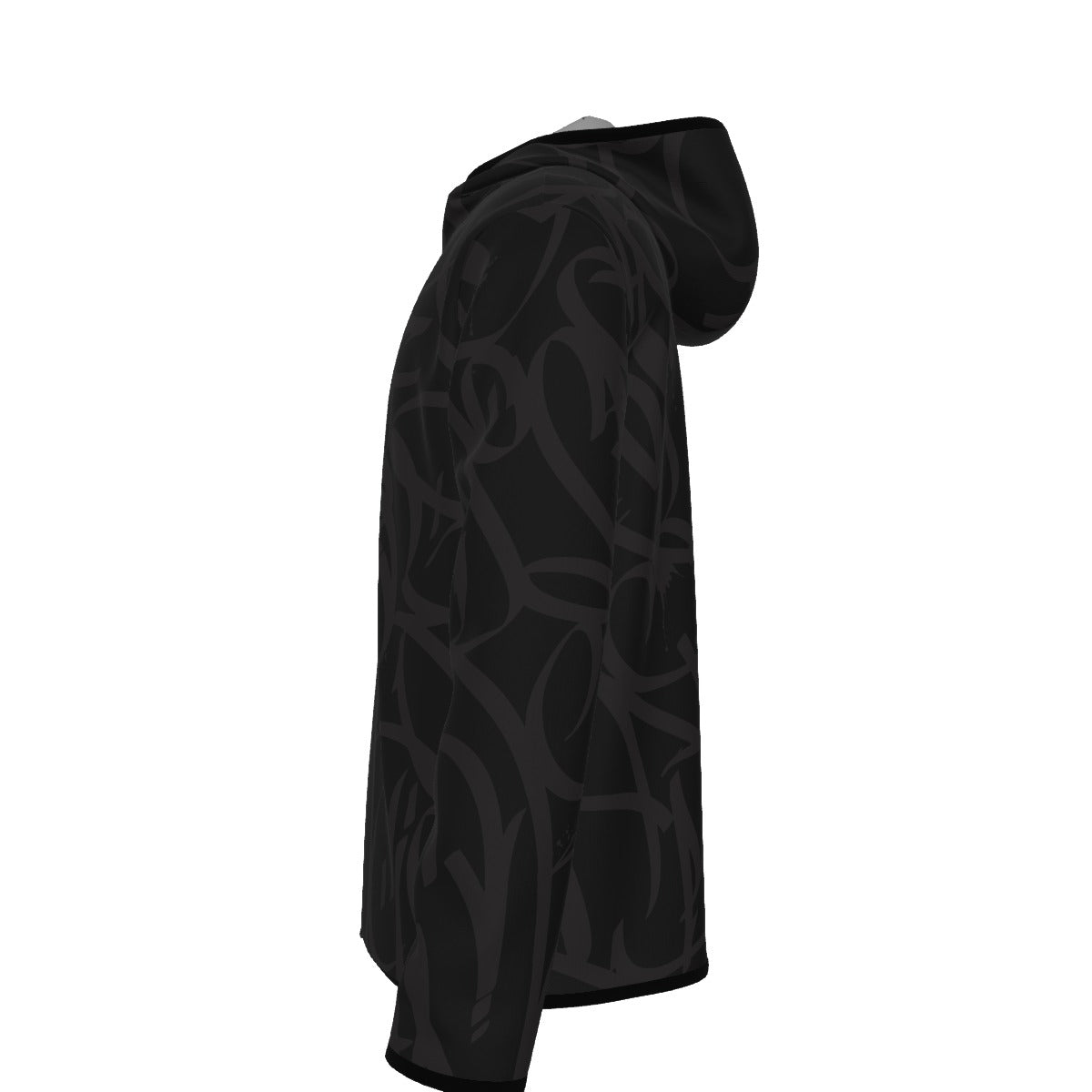 All-Over Print Men's Stylish Hoodie with Thumb Hole Design