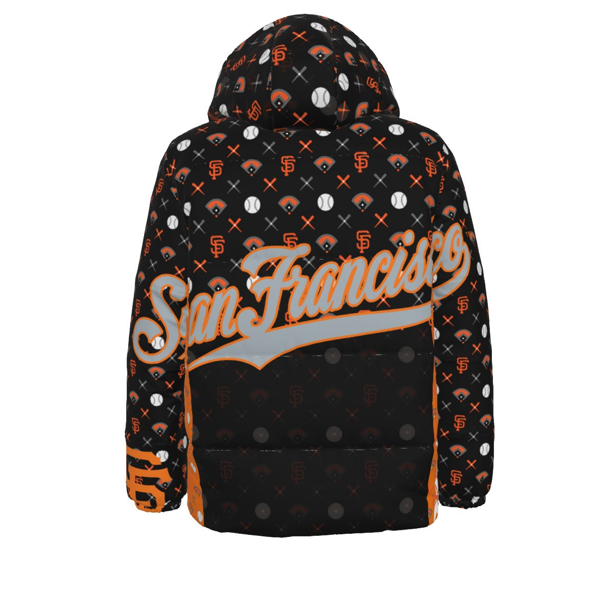 GIANTS PATTERN BLACK DOWNLOW UNISEX JACKET