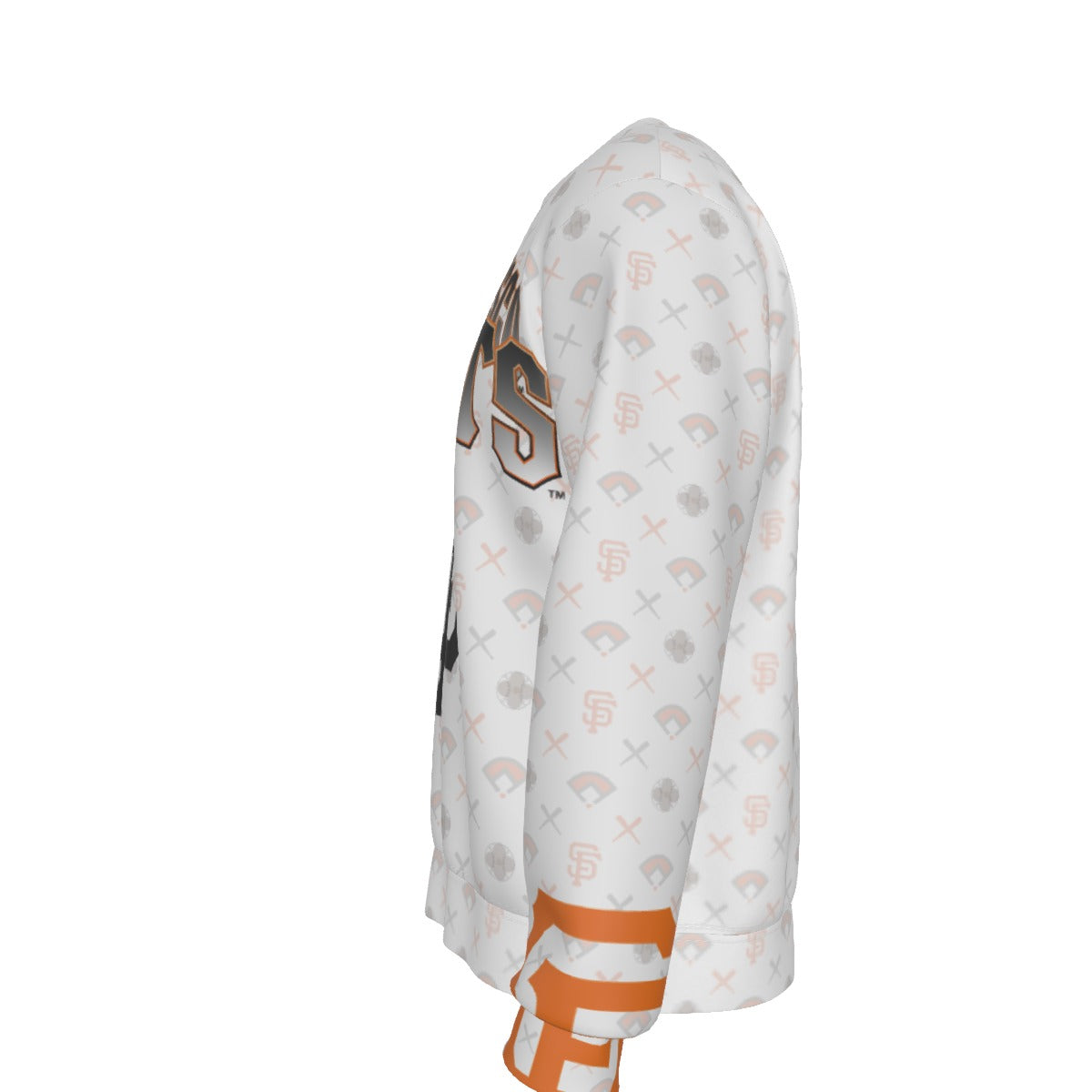 GIANTS HEAVY FLEECED OUT WHITE SWEATSHIRT - 002