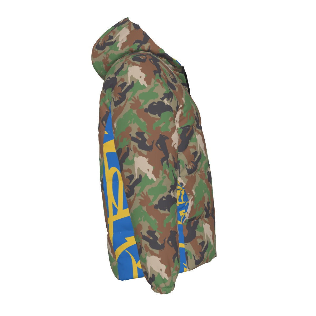 4 ELEMENTS CAMO JACKET (Blue and Yellow)