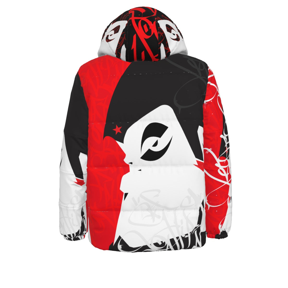 Crayone B-boy Downlow Jacket (Red Black White) - 001