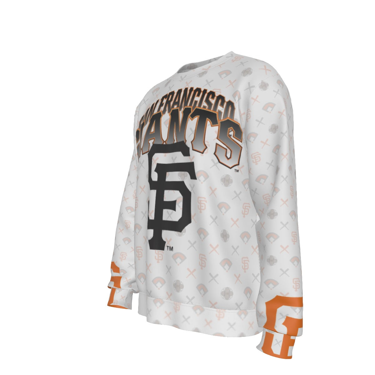 GIANTS HEAVY FLEECED OUT WHITE SWEATSHIRT - 002