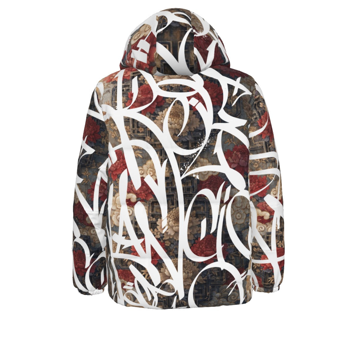 BAY CONNECT BIG WHITE TAGS OVER DARK ROSE DOWNLOW JACKET