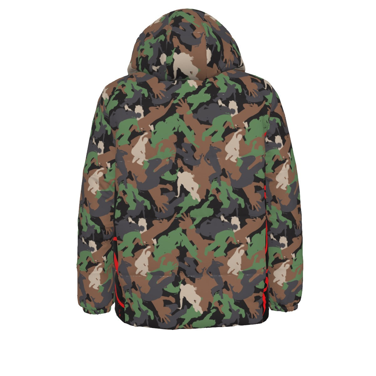 4 ELEMENTS CAMO JACKET (Red & Black)