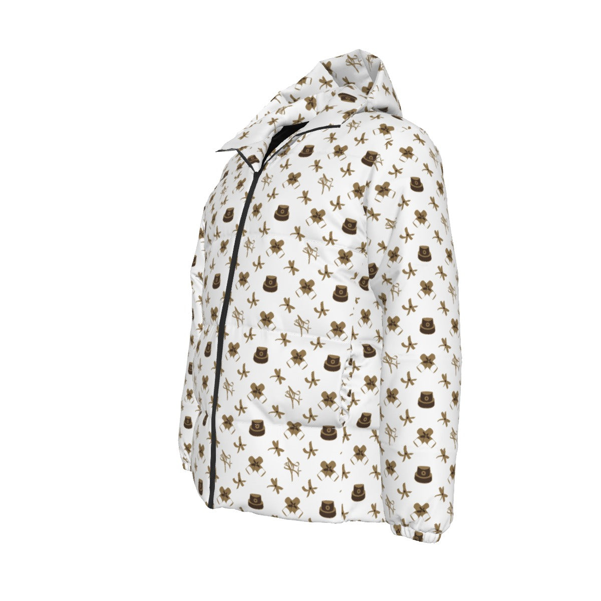 GIANTS PATTERN ON DOWNLOW PUFFER JACKET - 003