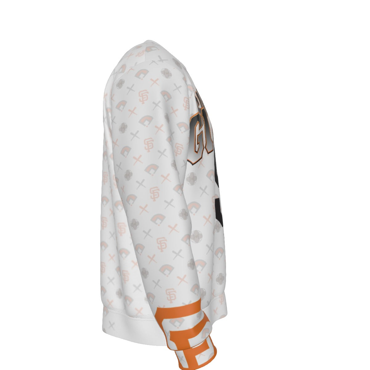 GIANTS HEAVY FLEECED OUT WHITE SWEATSHIRT - 002