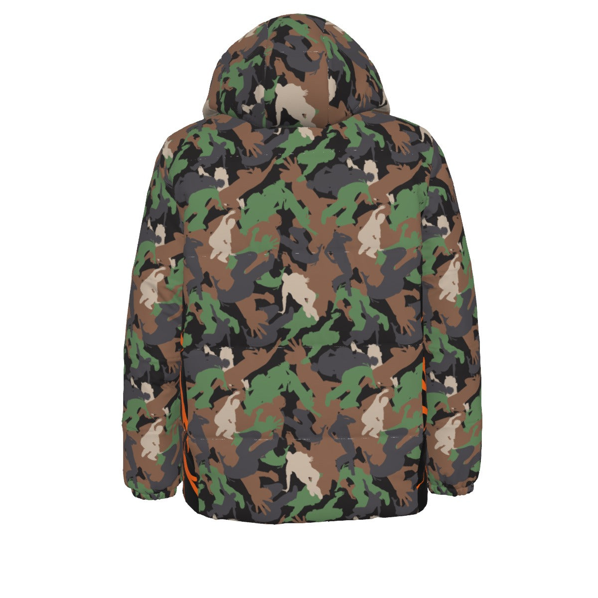 4 ELEMENTS CAMO JACKET (Orange & Black)