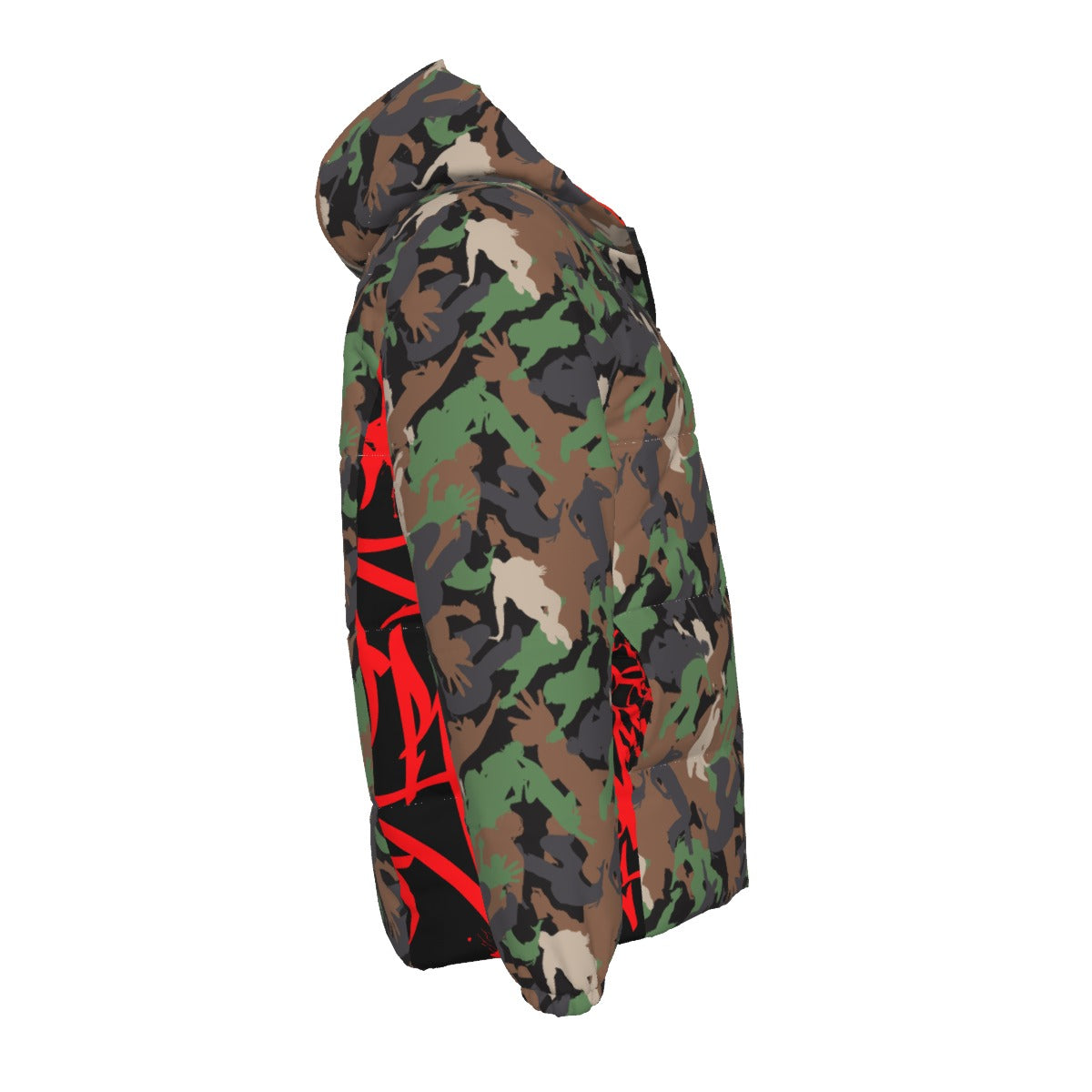 4 ELEMENTS CAMO JACKET (Red & Black)
