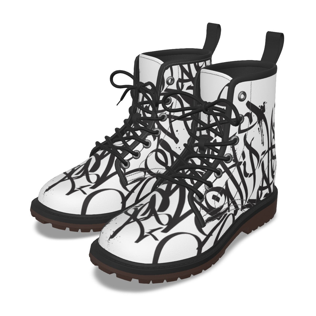 All-Over Print Men's Martin Short Boots