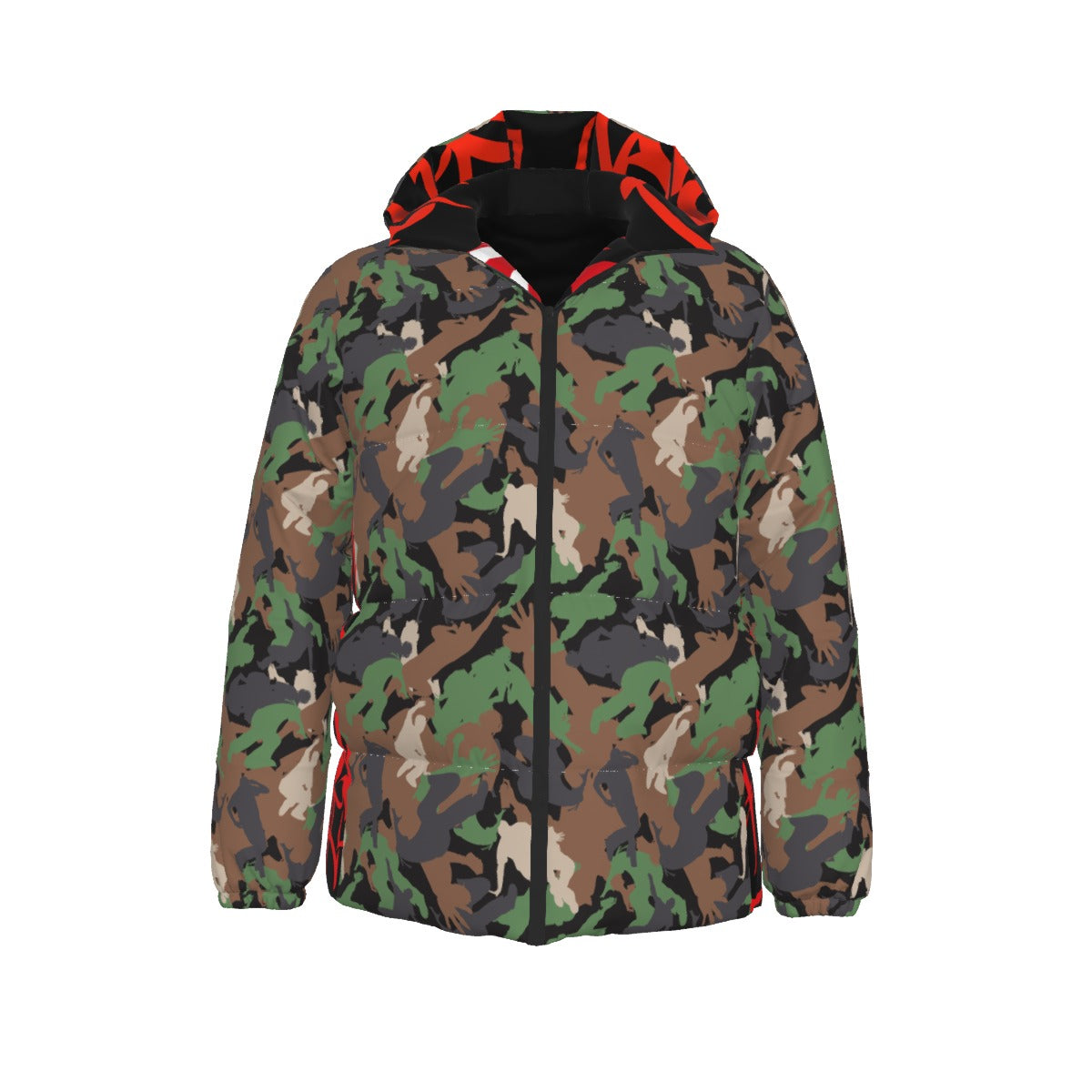 4 ELEMENTS CAMO JACKET (Red & Black)