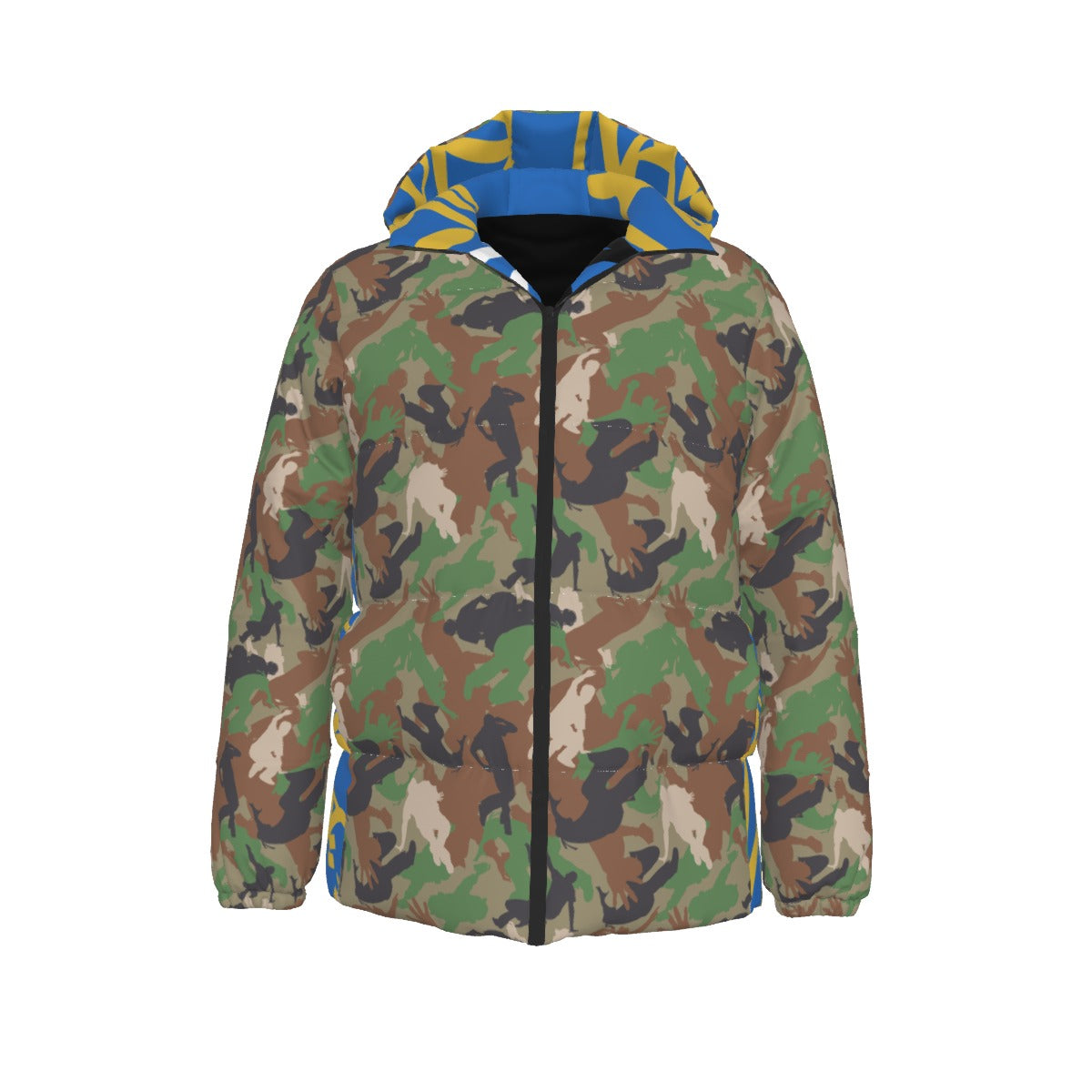 4 ELEMENTS CAMO JACKET (Blue and Yellow)