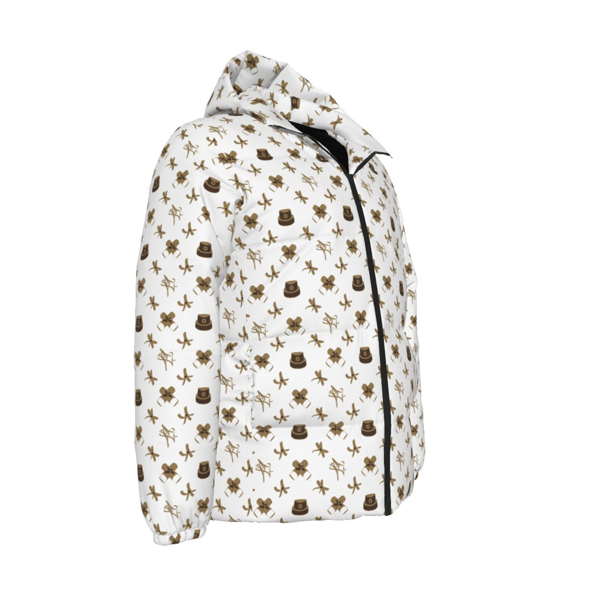 GIANTS PATTERN ON DOWNLOW PUFFER JACKET - 003