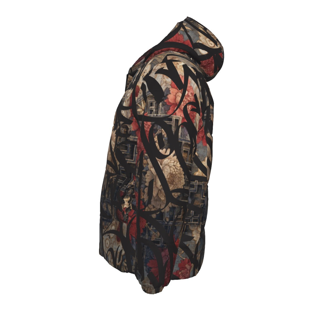 BAY CONNECT BIG BLACK TAGS OVER DARK ROSE DOWNLOW JACKET