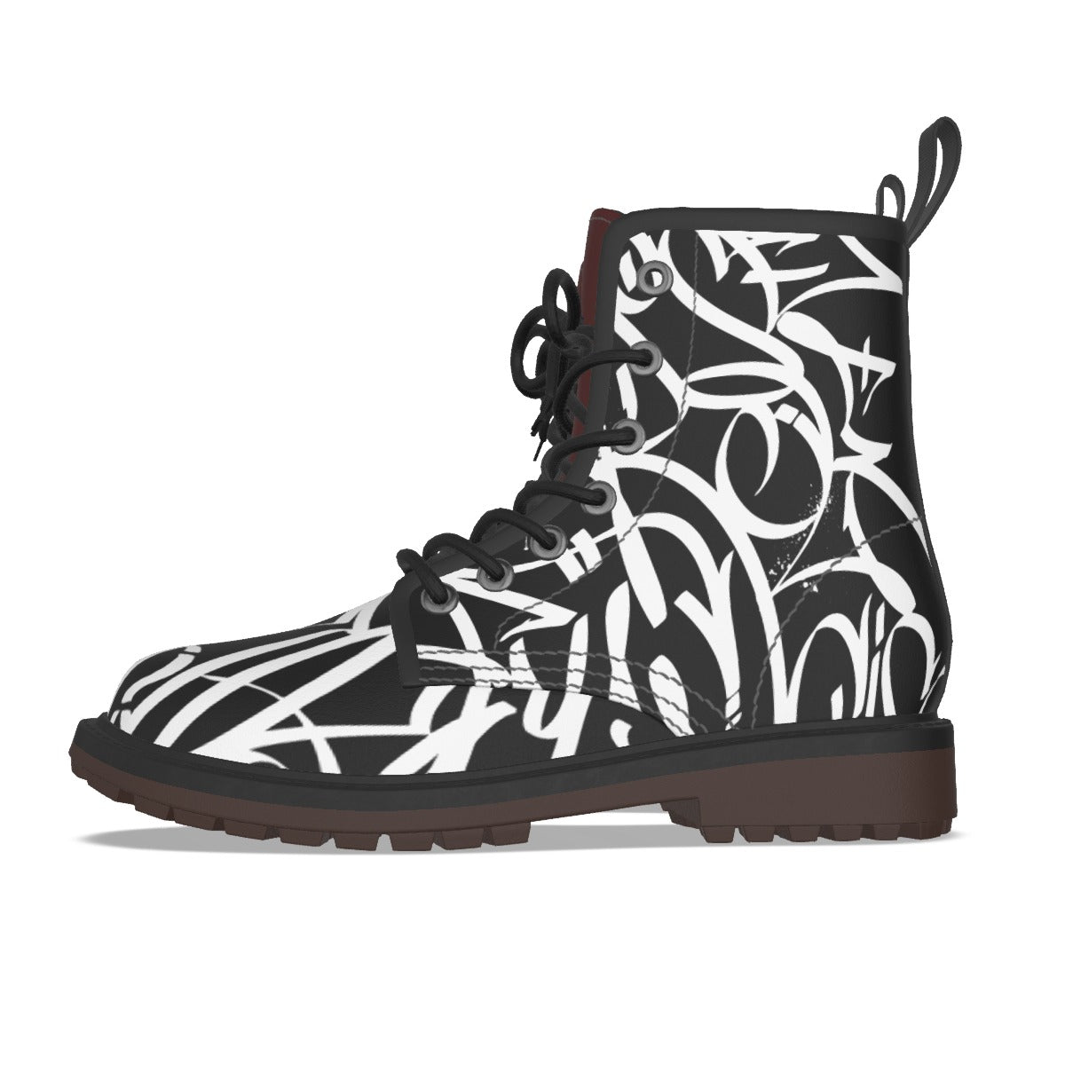 All-Over Print Men's Martin Short Boots