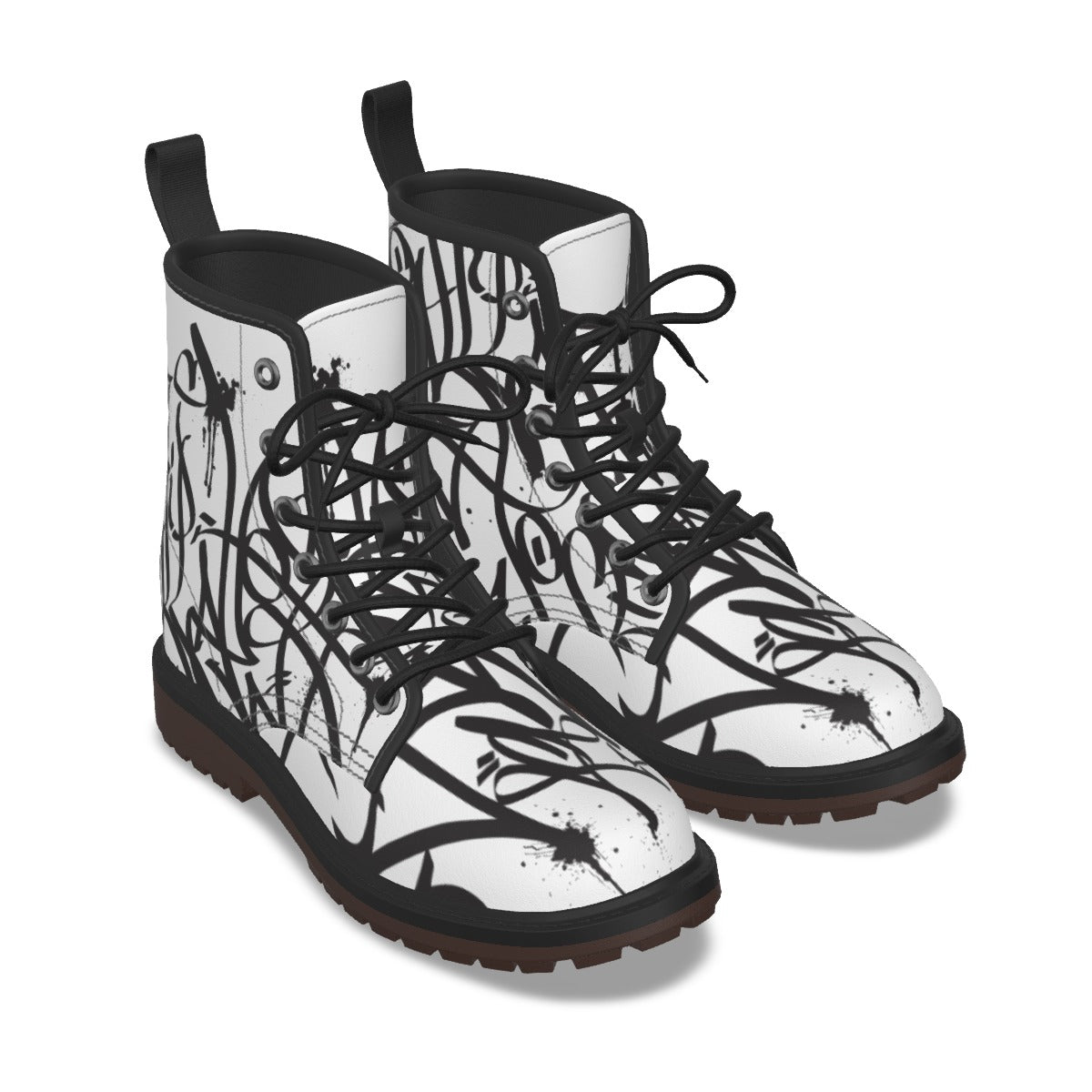 All-Over Print Men's Martin Short Boots