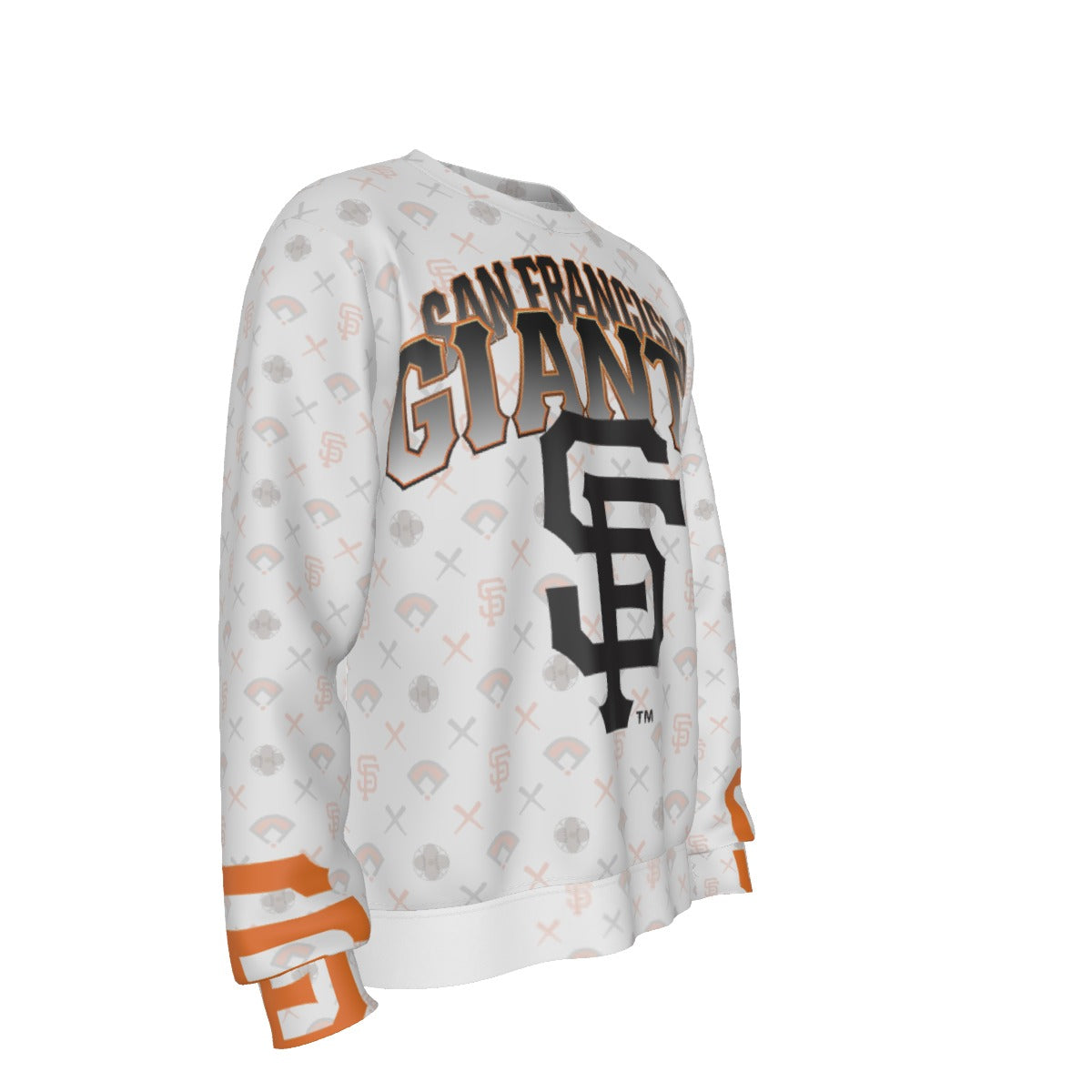 GIANTS HEAVY FLEECED OUT WHITE SWEATSHIRT - 002