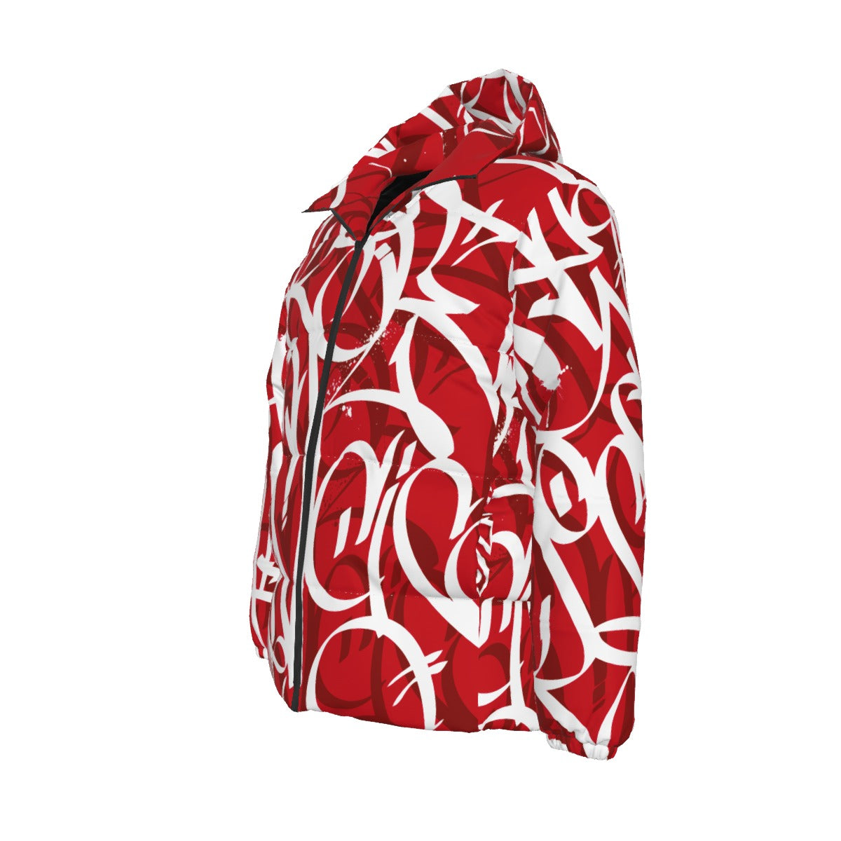 BAY CONNECT PUFFER JACKET (White over Red w/ Shadow) - 001