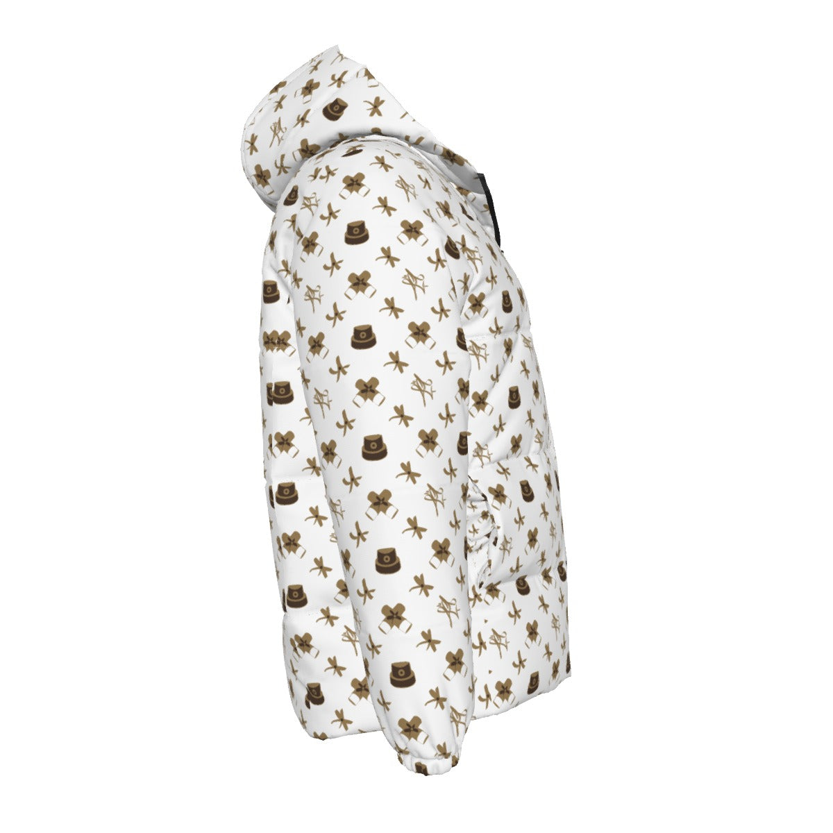 GIANTS PATTERN ON DOWNLOW PUFFER JACKET - 003