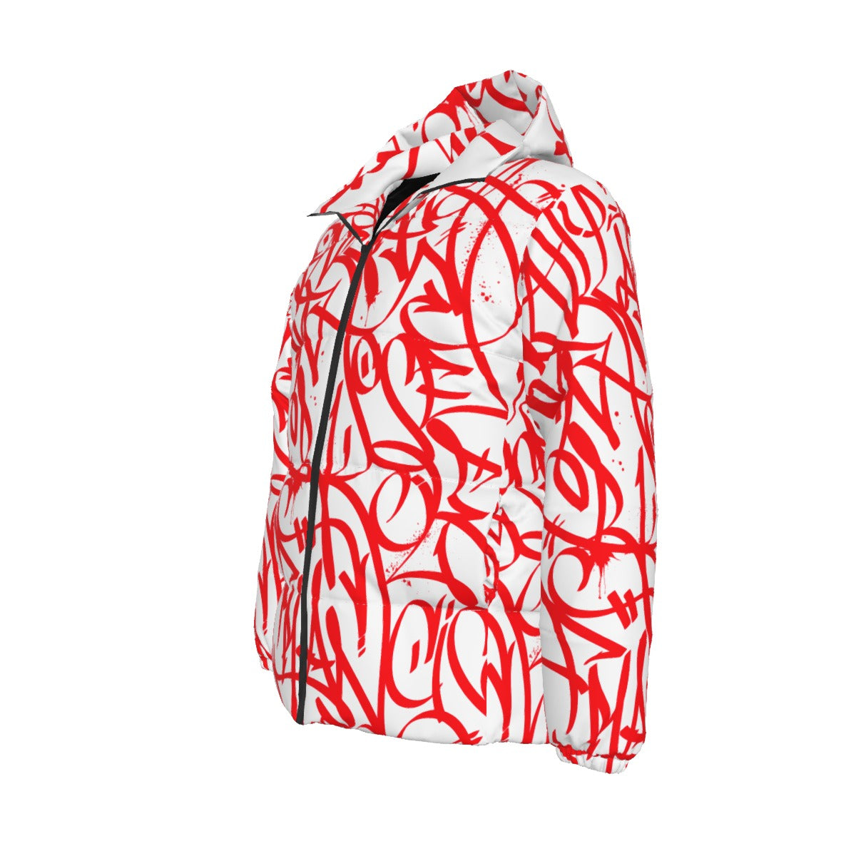 BAY CONNECT PUFFER JACKET (Red over White)