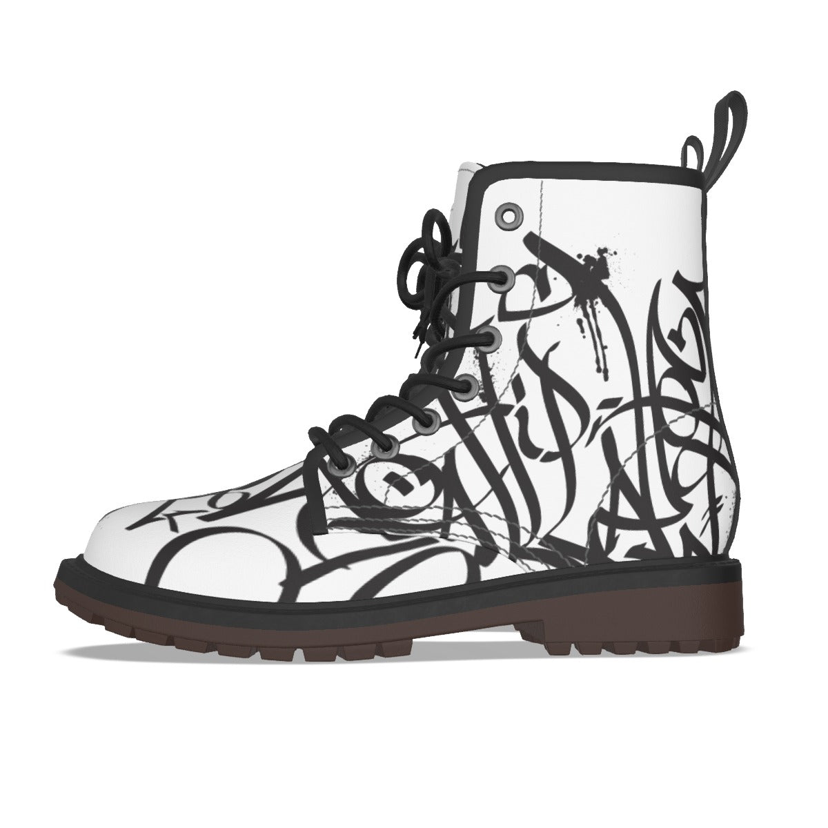 All-Over Print Men's Martin Short Boots
