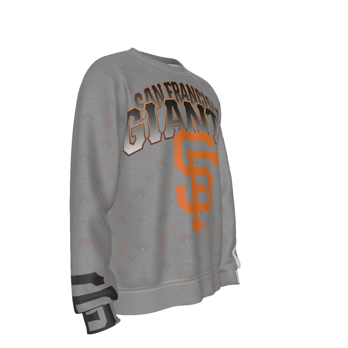 GIANTS HEAVY FLEECED OUT GRAY SWEATSHIRT - 001