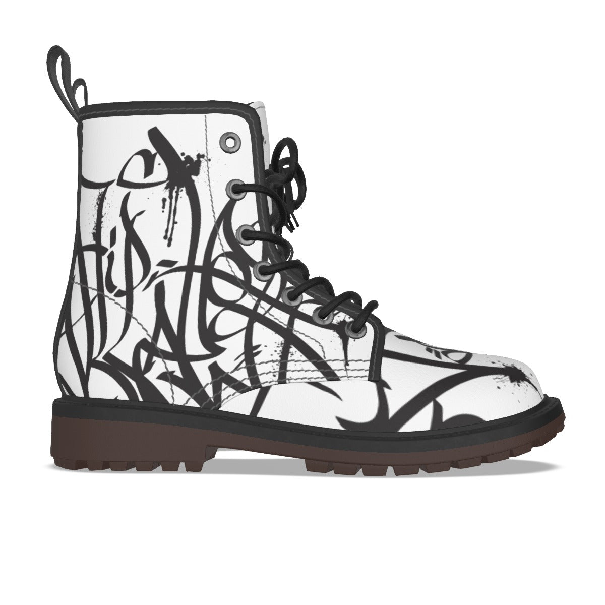 All-Over Print Men's Martin Short Boots