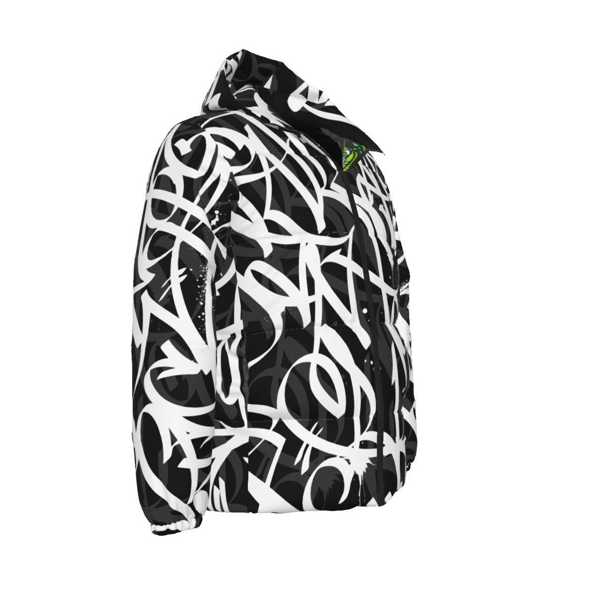 BAY CONNECT PUFFER JACKET (WHITE OVER BLACK W/SHADOW)