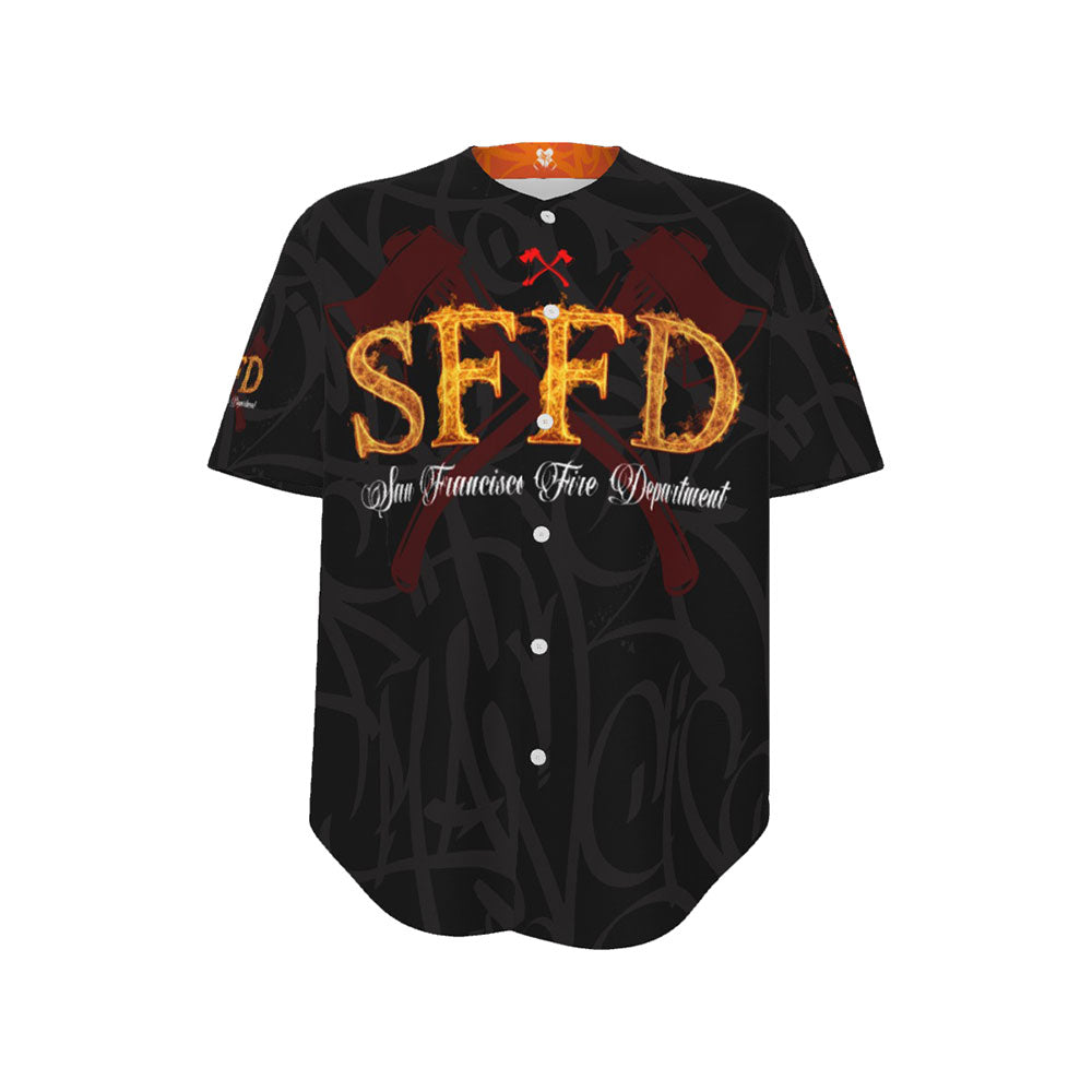 All-Over Print Men's Short Sleeve Baseball Jersey