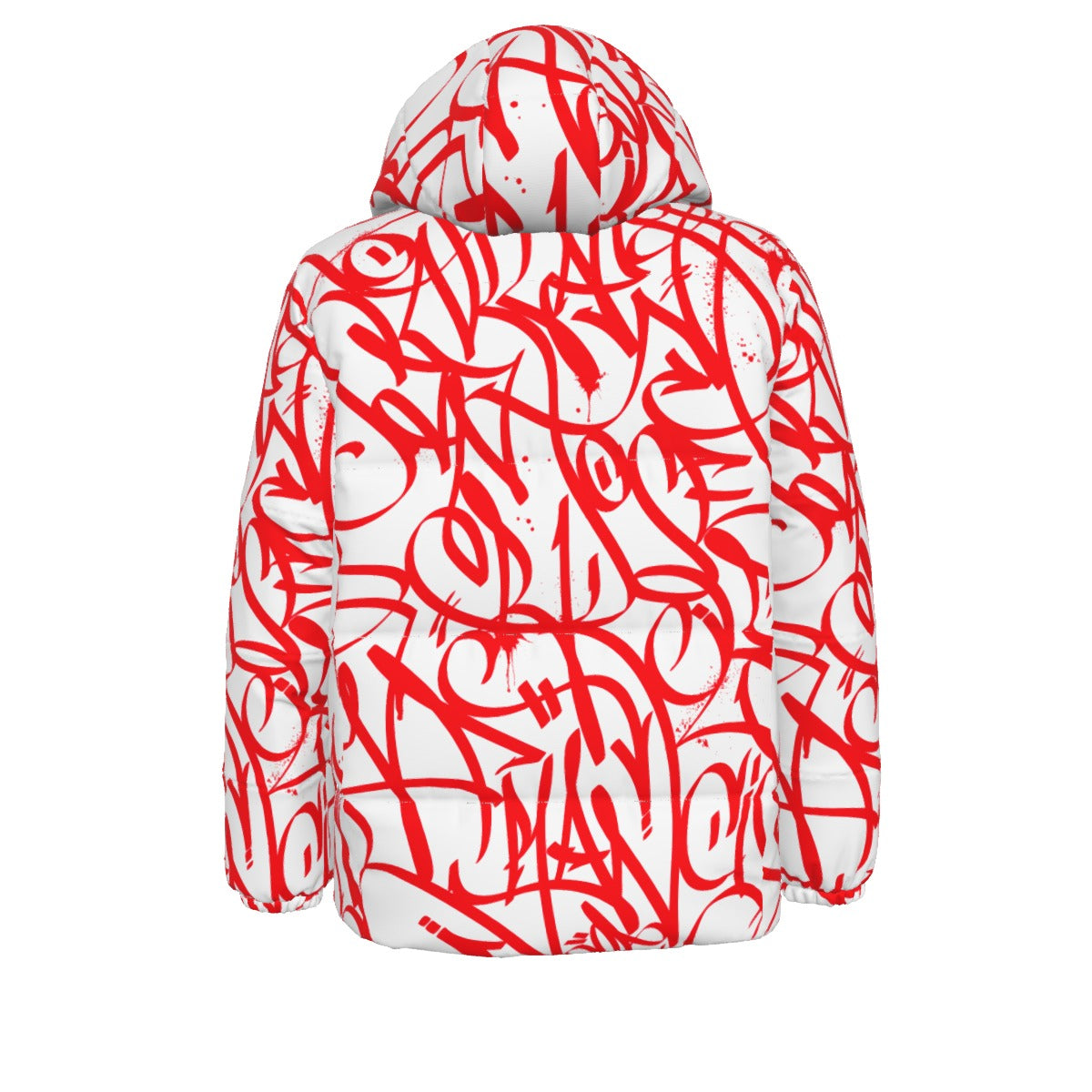 BAY CONNECT PUFFER JACKET (Red over White)