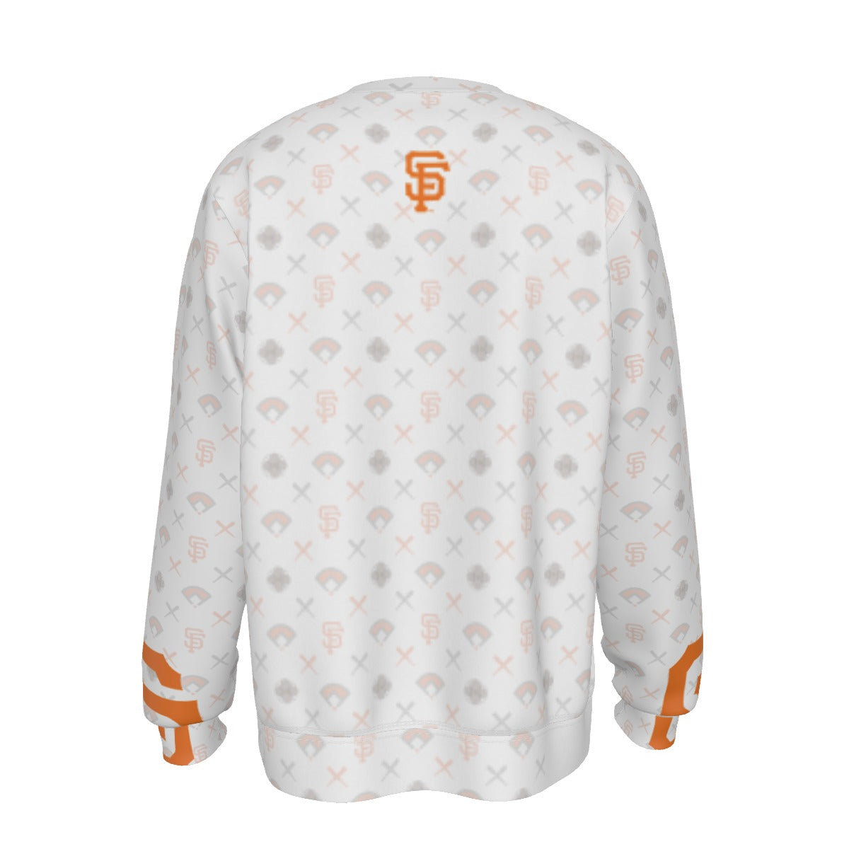 GIANTS HEAVY FLEECED OUT WHITE SWEATSHIRT - 002