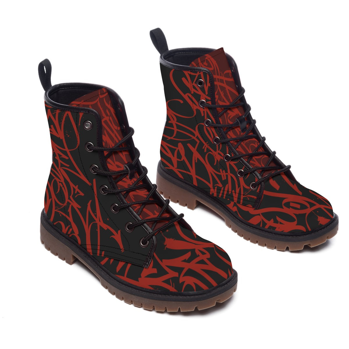 Bay Connection Boots - Red Tag over Black