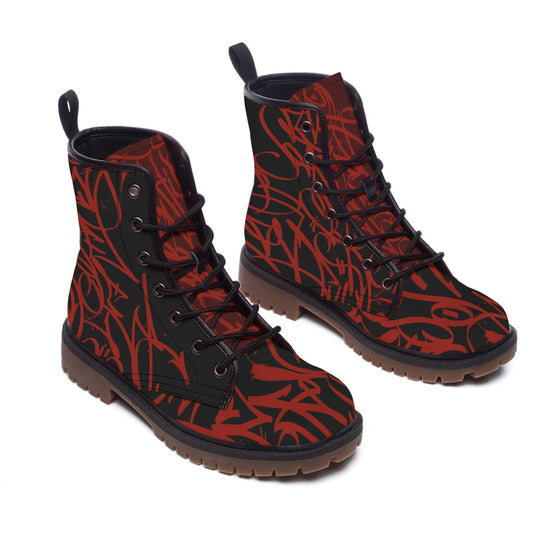 Bay Connection Boots - Red Tag over Black