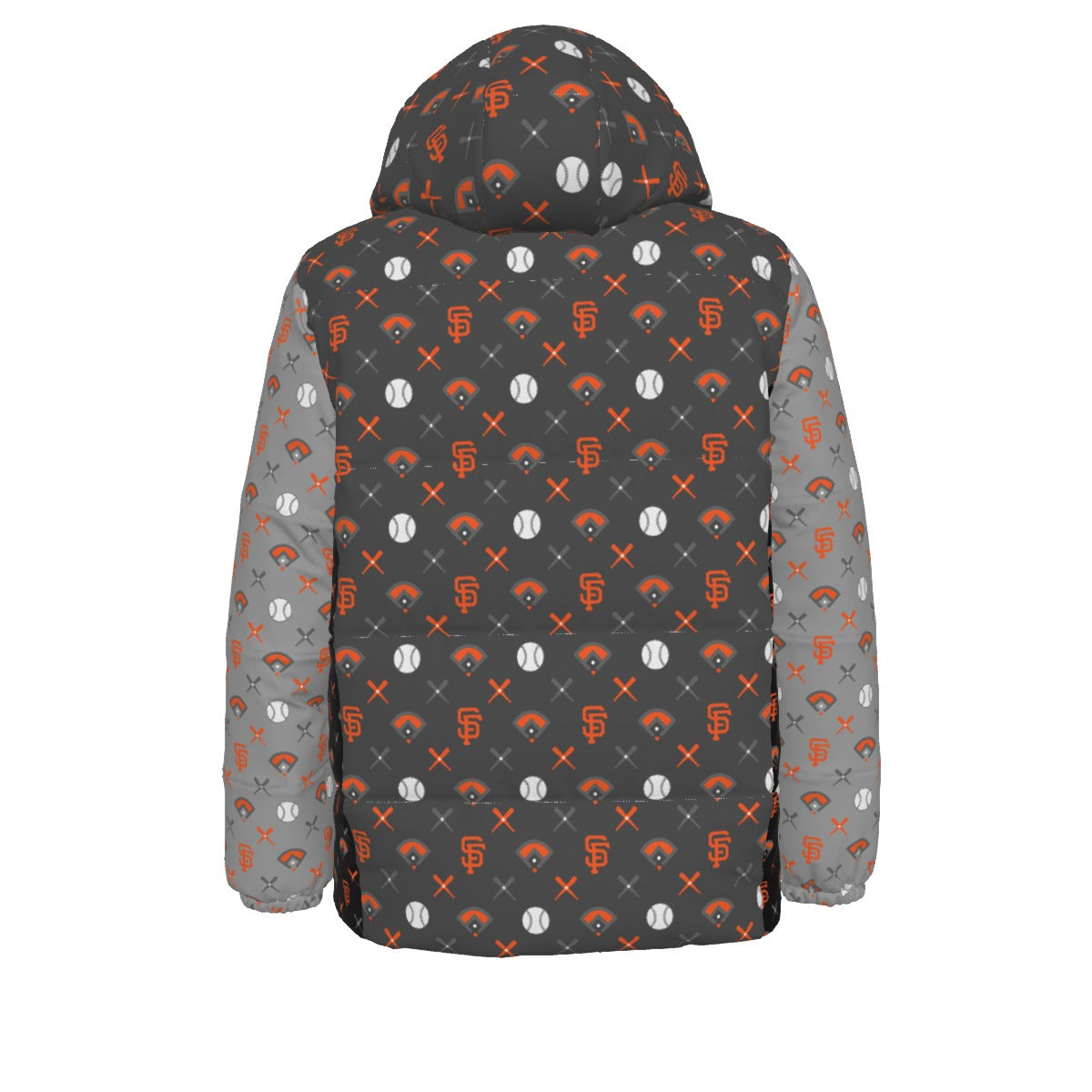 GIANTS PATTERN ON DOWNLOW PUFFER JACKET - 002